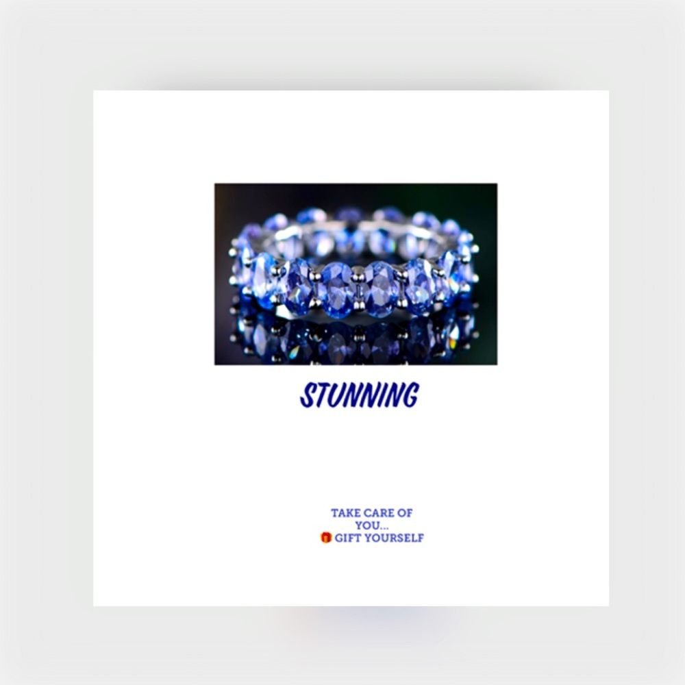 SALE ✨Beautiful eternity band, sapp...